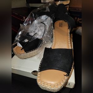 A.N.A Xyla black wedge